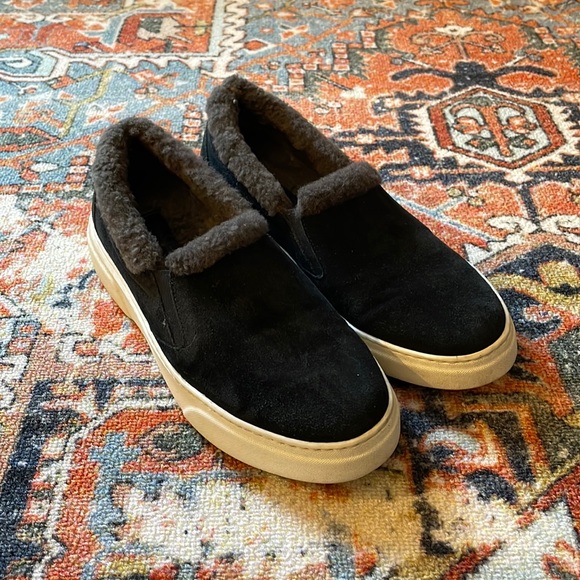 M.Gemi The Cerchio Shearling Fur Lined Sneaker Slip On Shoe| Size 8 - Picture 1 of 7